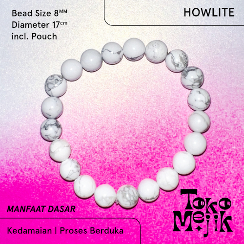 Howlite Bracelet (Grade AA)